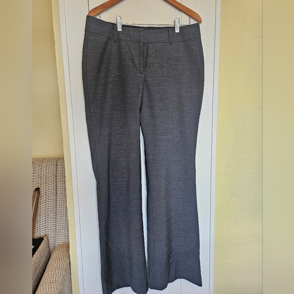 Ann Taylor Charcoal Wide Leg Pants Size 10